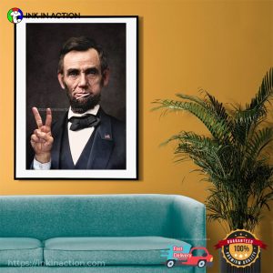 Funny Portrait The President Abraham Lincoln Wall Decor 1