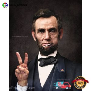 Funny Portrait The President Abraham Lincoln Wall Decor 2