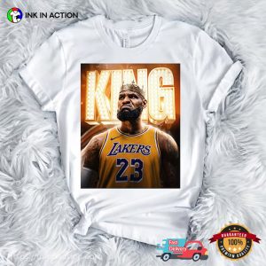 Funny The King lebron graphic tee 1