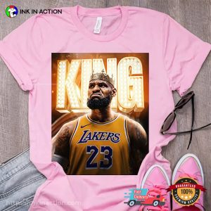Funny The King lebron graphic tee 2