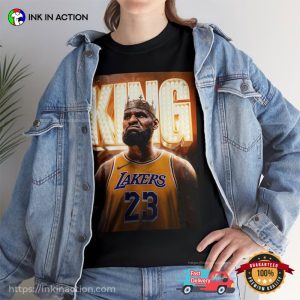 Funny The King lebron graphic tee 3