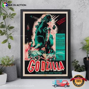 Godzilla Vintage French Movie Poster 2