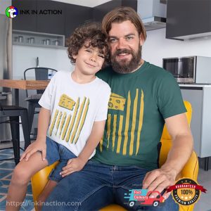 Green Bay Cheese Flag Nation Gameday T Shirt
