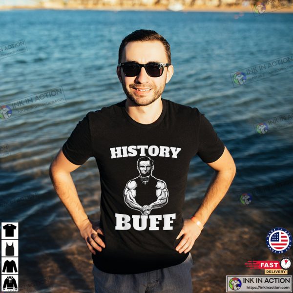 History Buff Funny Abraham Lincoln Weightlifting T-Shirt