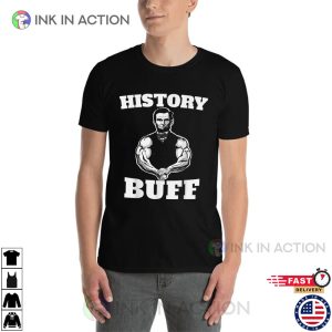 History Buff Funny Abraham Lincoln Weightlifting T-Shirt