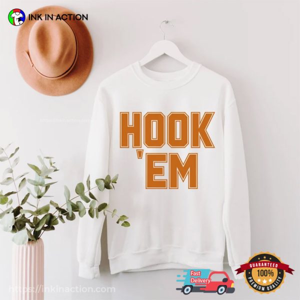 Hook Em Texas Longhorns Champ Classic Tee