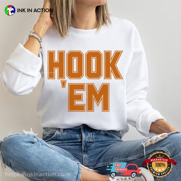 Hook Em Texas Longhorns Champ Classic Tee