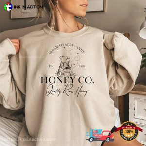 Hundred Acre Woods Honey Co Vintage Cartoon T Shirt 3