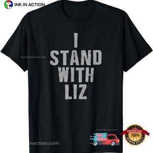 I Stand With Liz Retro Liz Cheney Tee 1