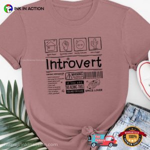 Introvert, humor sarcasm, Workout Shirt 1
