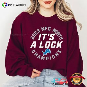 It's A Lock NFL Champions 2023 detroit lions football T Shirt 2