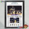 It’s His Throne Lebron James 2023 Newspaper Wall Art