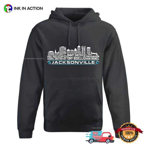 Jacksonville Football City Skyline Shirt