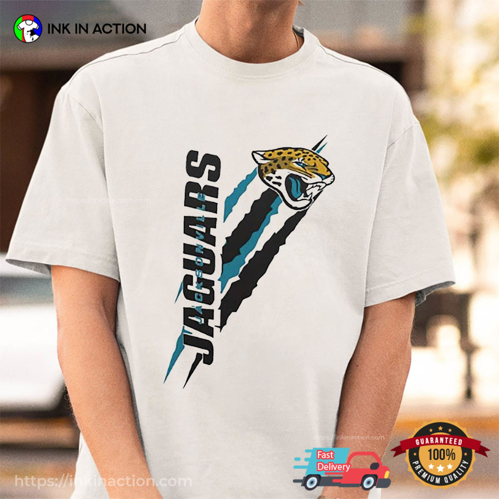 Jacksonville Jaguars Scratch Football Team T-Shirt