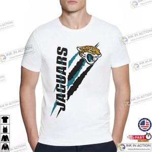 Jacksonville Jaguars Scratch Football Team T Shirt 3
