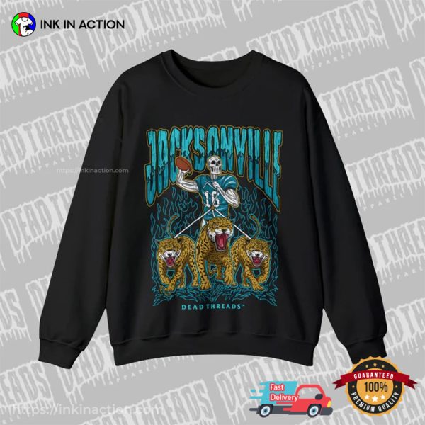 Jasonville Deadthreads Hell Football Art T-Shirt