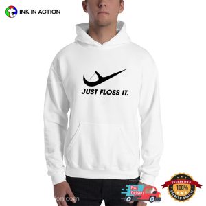 Just Floss It Funny Teeth Health Tee 3