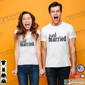 Just Married Wedding Shirt, Happy National Couples Day
