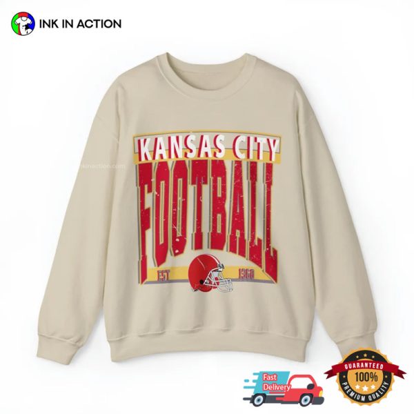Kansas City Football 1960 Vintage 90s Style Shirt