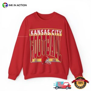 Kansas City Football 1960 Vintage 90s Style Shirt 3