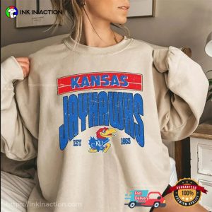 Kansas Jayhawks 1865 NCAA Football Vintage 90s Shirt 1