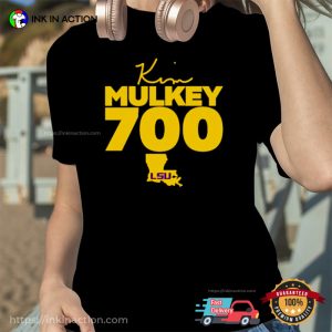 Kim Mulkey 700 LSU Tigers Football T Shirt 1