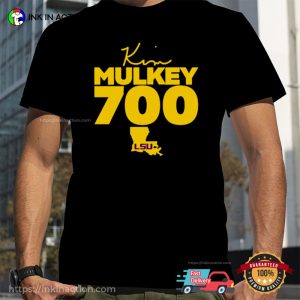 Kim Mulkey 700 LSU Tigers Football T Shirt 3
