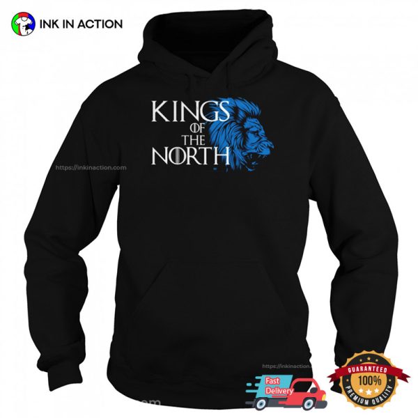Kings Of The North Lions Detroit NFC T-Shirt