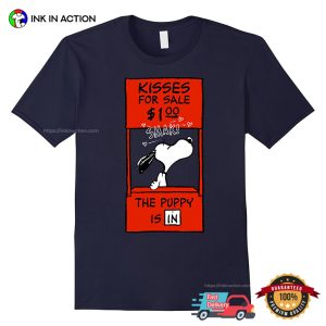 Kisses For Sale The peanuts snoopy valentine T Shirt 4