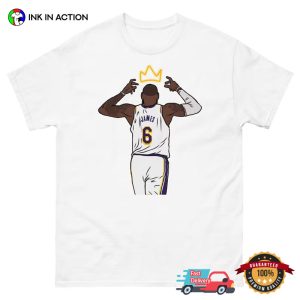 LeBron James Crowns The King NBA T Shirt 2