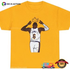 LeBron James Crowns The King NBA T Shirt 4