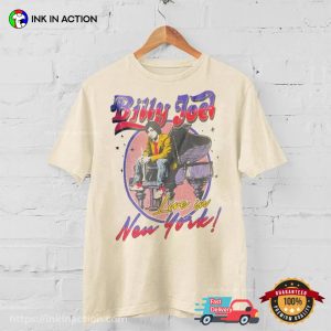 Live In New York Tour billy joel young Vintage T Shirt 1