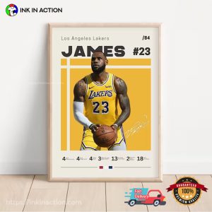Los Angeles Lakers 23 lebron james 2023 Poster 3