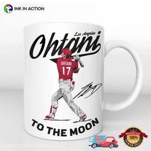 Los Angeles shohei ohtani mlb To The Moon Signature Coffee Cup 1