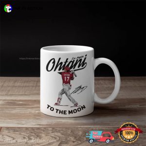 Los Angeles shohei ohtani mlb To The Moon Signature Coffee Cup 2