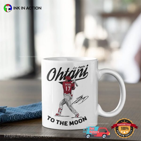 Los Angeles Shohei Ohtani MLB To The Moon Signature Coffee Cup