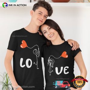 Love Matching husband wife tees, national couples day Merch 2