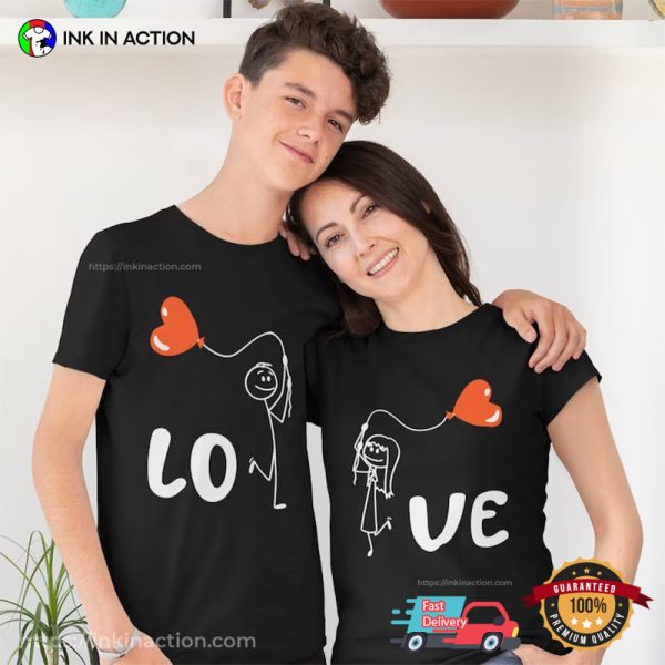 Love Matching Husband Wife Tees, National Couples Day Merch