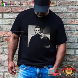MICHEAL MYERS Jason Voorhees Fuck You Vintage Funny Tee