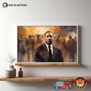 Martin Luther King Jr Portrait Painting Artwork Poster