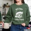 Meowy Christmas Santa Cat Holiday T-Shirt