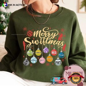 Merry Swiftmas all albums by taylor swift Shirt, Gift for Swifties