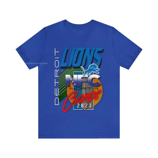 NFC North Champs The Detroit Lions Football 2023 T-shirt