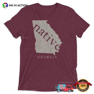 Native georgia state February 12 Vintage Tee 3