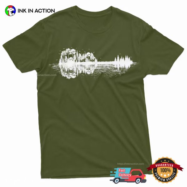 Nature Guitar Musician Music Lover Tee