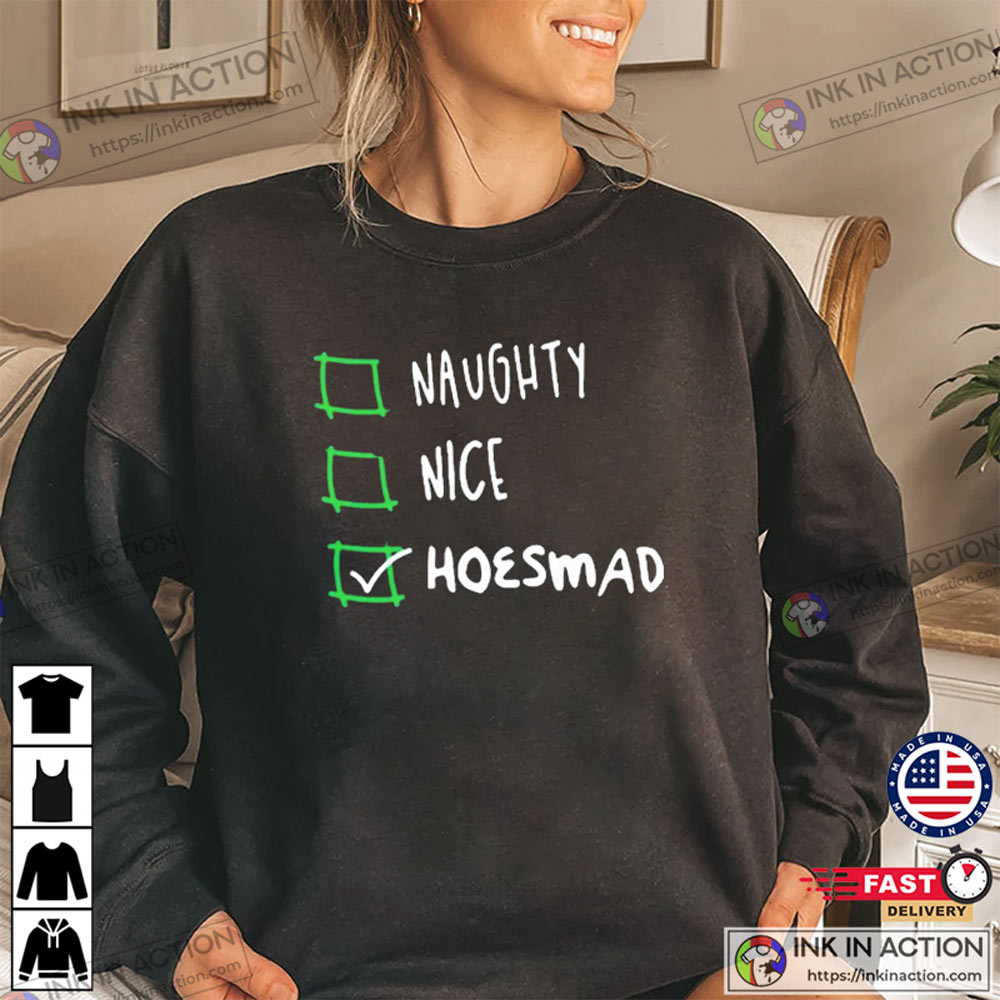 Naughty Nice Hoesmad Essential T-shirt