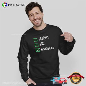 Naughty Nice Hoesmad Essential T shirt