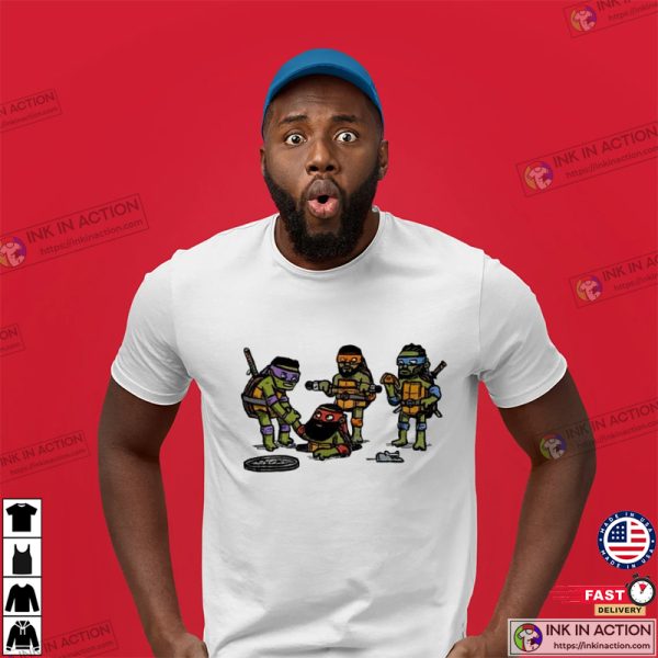 New Ninja Team Manhole Funny Meme Tee