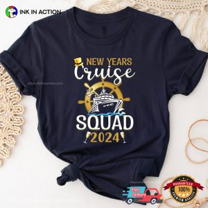 New Years Cruise Squad 2024 Vacation Family Tee 1