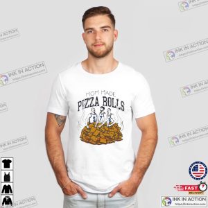 Oklahoma Mom Made Pizza Rolls Funny Basketball T Shirt 2